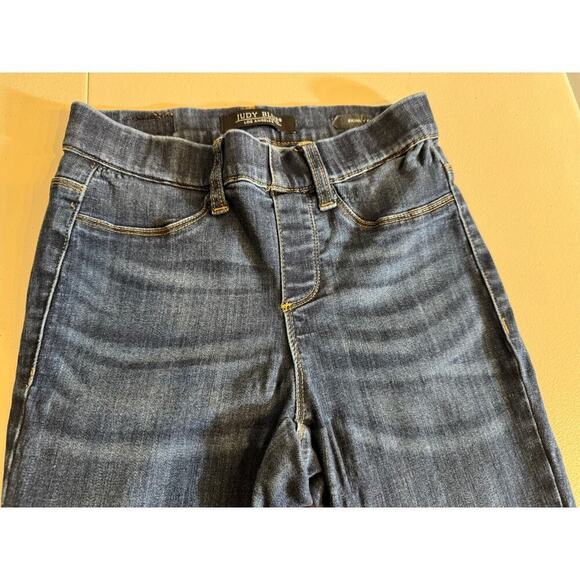 Judy Blue jeans medium wash blue denim stretch skinny leggings Sz 1 / 25 - Picture 4 of 10